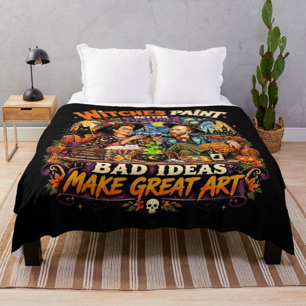 Item preview, Frida Kahlo Vincent Van Gogh Halloween Witches Great Art designed and sold by TeeARTHY.