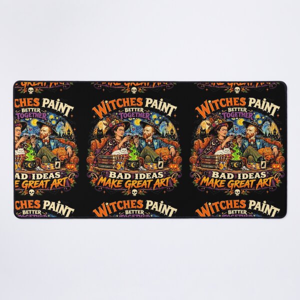 Item preview, Frida Kahlo Vincent Van Gogh Halloween Witches Great Art designed and sold by TeeARTHY.