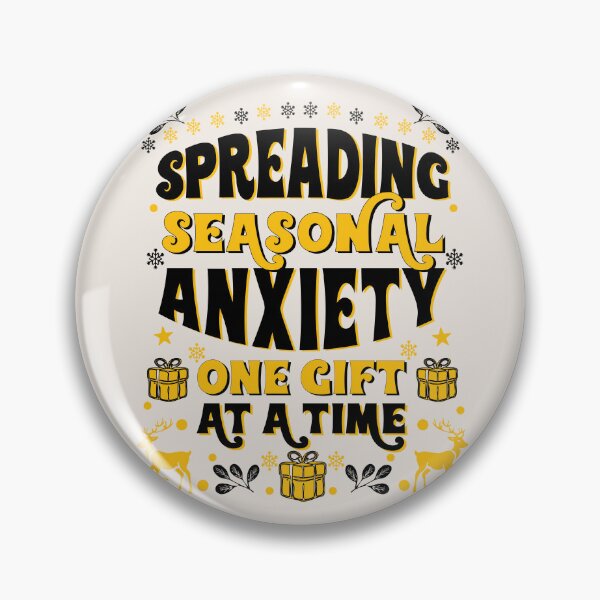Item preview, Funny Christmas Sweater Relatable Anxiety Humor Gift designed and sold by InkyGenies.