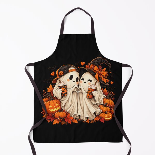 Item preview, Halloween Couple Cute Ghost Couple Romantic Spooky Gift designed and sold by Corvoria.