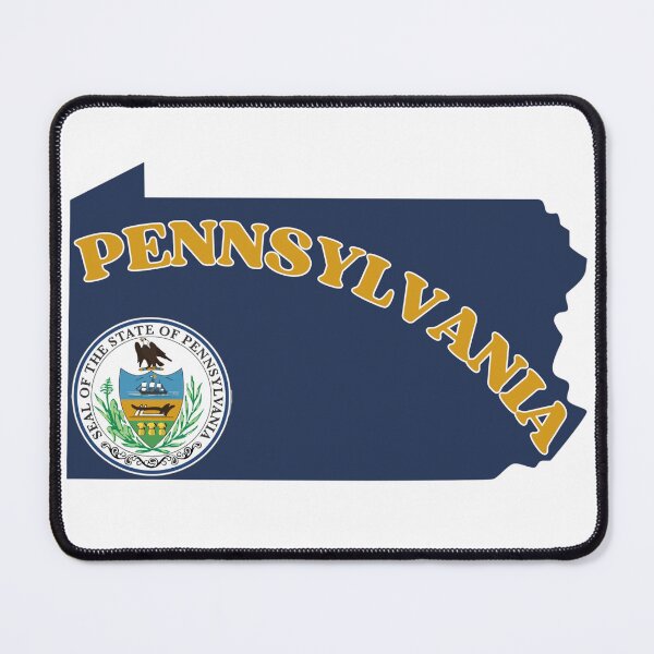 Item preview, Pennsylvania Map | Pennsylvania State Outline | USA Map Art designed and sold by 22k Lab Studio.