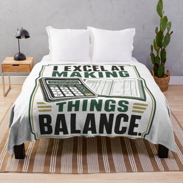 Item preview, Funny Accountant Pun – I Excel at Making Things Balance | Accounting and Spreadsheet Humour designed and sold by PunAtWork.