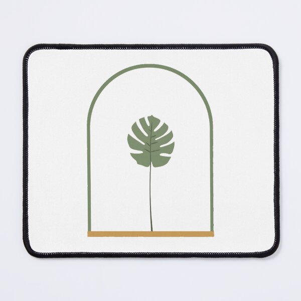 Item preview, Minimalist Monstera leaf in botanical arch designed and sold by Olgavelez.