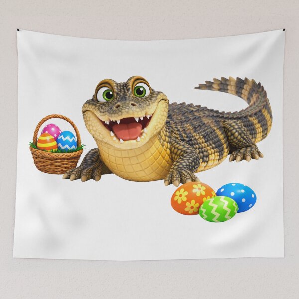 Item preview, Playful Yacare Caiman Easter designed and sold by Sillytoe.