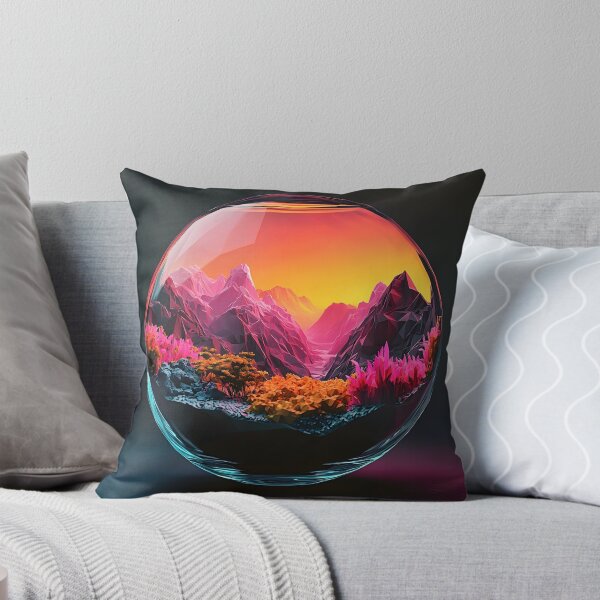 Item preview, Terrarium Glass Globe, 3d Render, Warm Sunset designed and sold by Checho30.