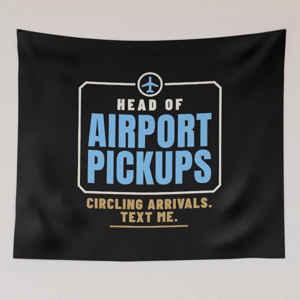 Item preview, Head of Airport Pickups Holiday Travel Role designed and sold by T-J-WHATEVER.