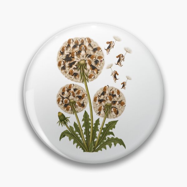 Item preview, Beagle Flower, Dandelion Dog Tee, Cute Summer T-Shirt, Beagle Mom Gift, Dog Lover Creative Gift designed and sold by greatmar1.