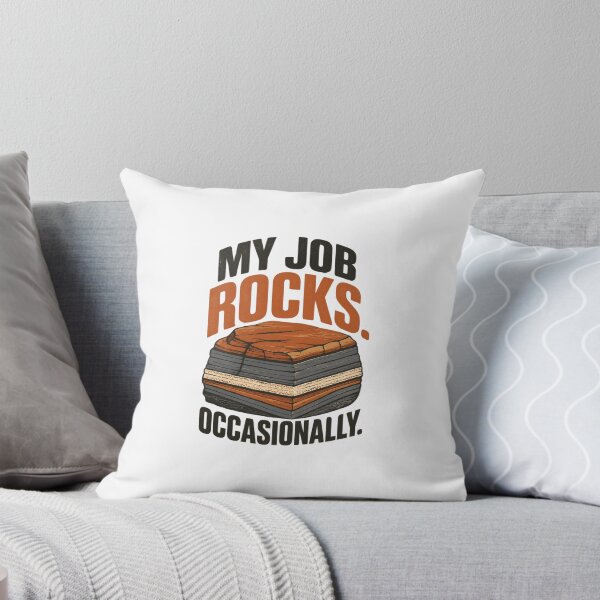Item preview, Funny Geologist Pun – My Job Rocks Occasionally | Geology, Earth Science and Rock Lover Humour designed and sold by PunAtWork.