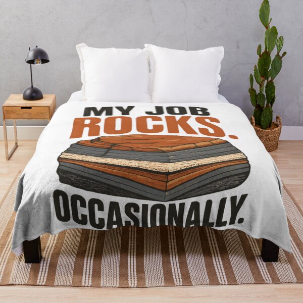 Item preview, Funny Geologist Pun – My Job Rocks Occasionally | Geology, Earth Science and Rock Lover Humour designed and sold by PunAtWork.