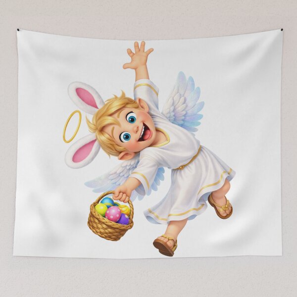 Item preview, Joyful Angel Boy Easter designed and sold by Sillytoe.