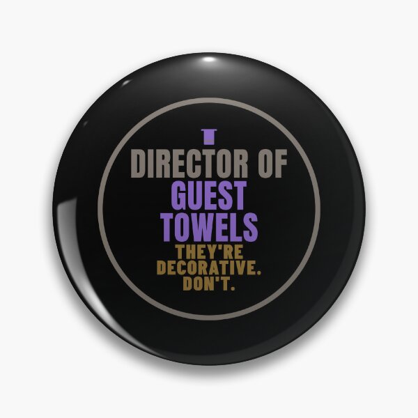 Item preview, Director of Guest Towels Host Family Role designed and sold by T-J-WHATEVER.