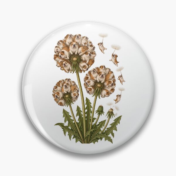 Item preview, English bulldog Flower Dandelion, Cute Summer puppies Top, Funny dogs Lover Dad Mom Creative Gift designed and sold by greatmar1.