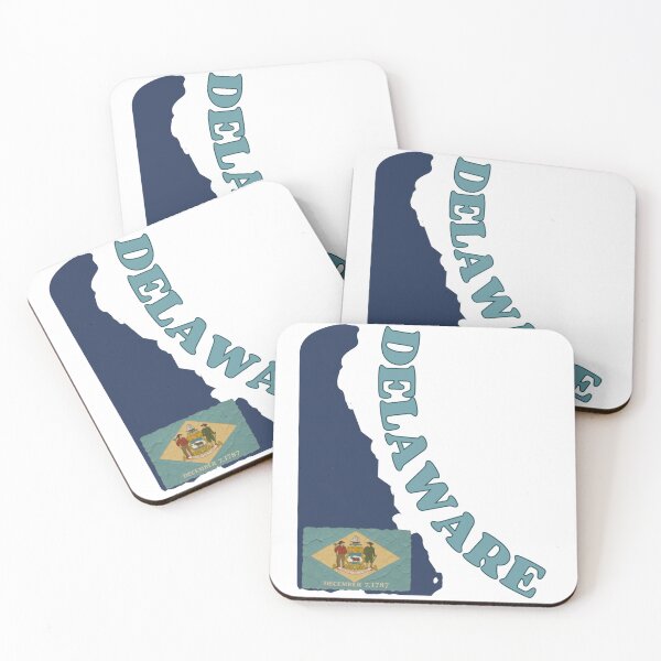 Item preview, Delaware Map | Delaware State Outline | USA Map Art designed and sold by 22k Lab Studio.