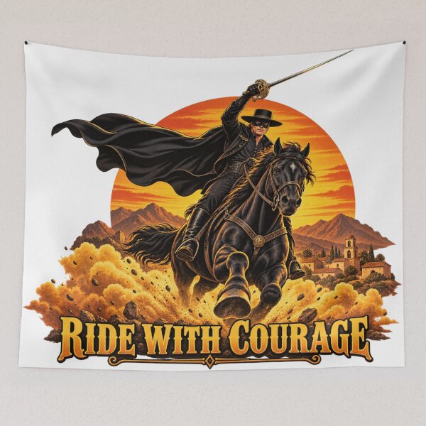 Item preview, Zorro’s Courageous Ride Into the Sunset designed and sold by Dresut.