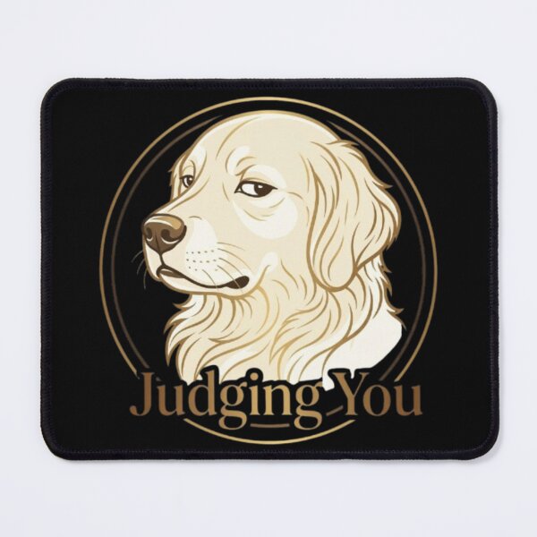 Item preview, Funny Judging You Golden Retriever Dog Side Eye Art designed and sold by Northern Glow Art.