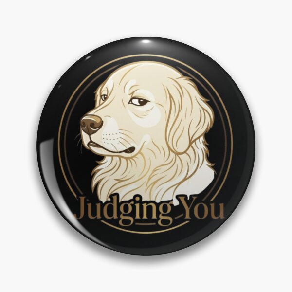 Item preview, Funny Judging You Golden Retriever Dog Side Eye Art    designed and sold by Northern Glow Art.