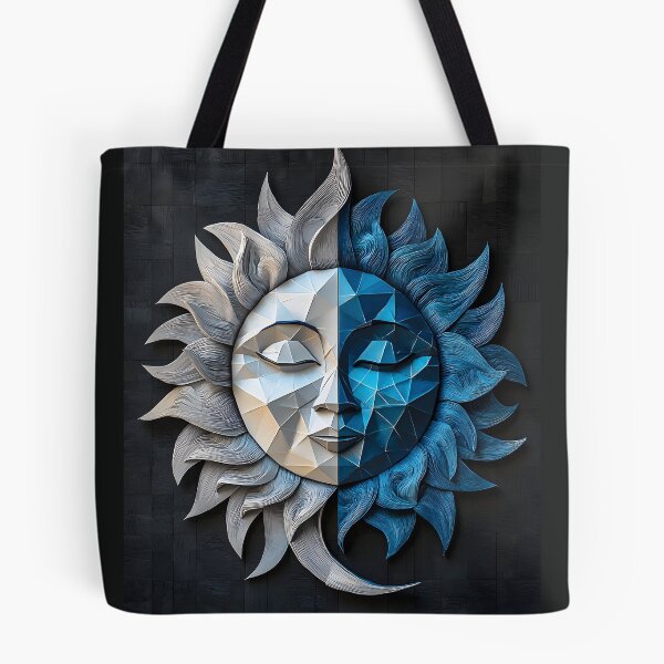 Item preview, Celestial Sun Face, 3d Render, Cool Sapphire designed and sold by Checho30.