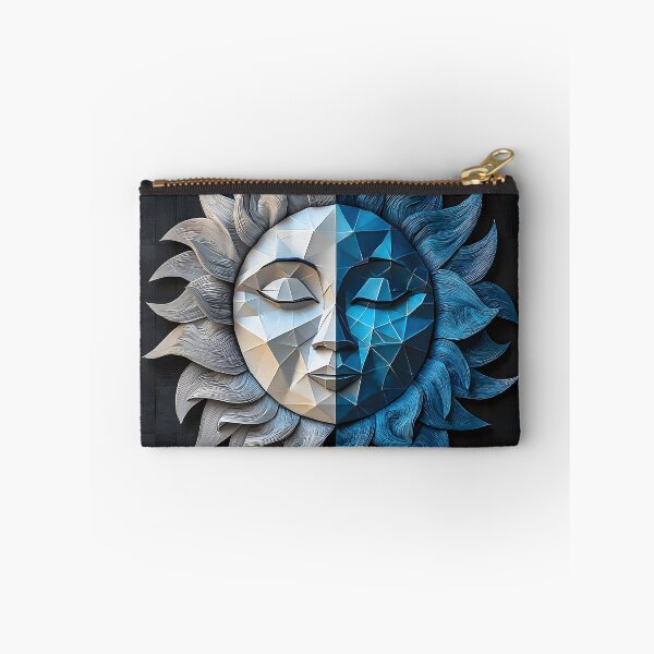 Item preview, Celestial Sun Face, 3d Render, Cool Sapphire designed and sold by Checho30.