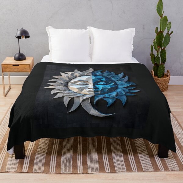 Item preview, Celestial Sun Face, 3d Render, Cool Sapphire designed and sold by Checho30.