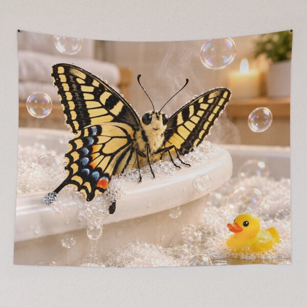 Item preview, Graceful Swallowtail Butterfly Bubble Bath designed and sold by Sillytoe.