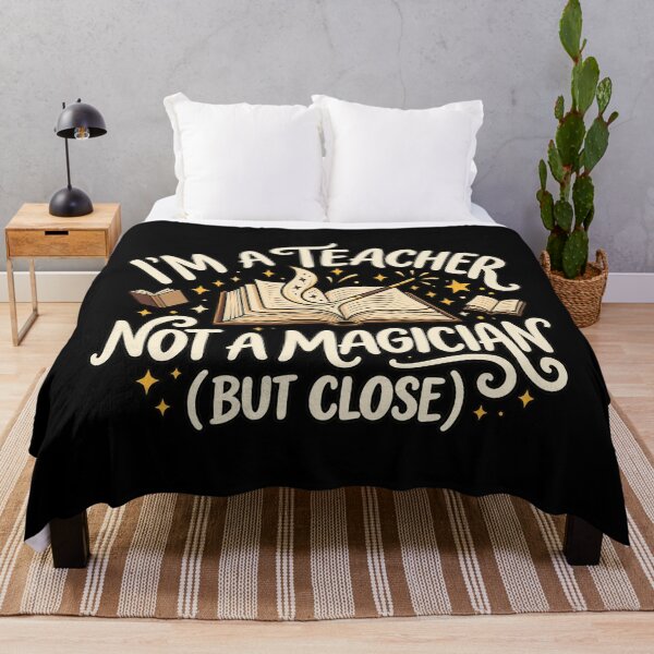Item preview, I'm a Teacher, Not a Magician (But Close) – Magical Book and Teacher Humor designed and sold by GingaArt.