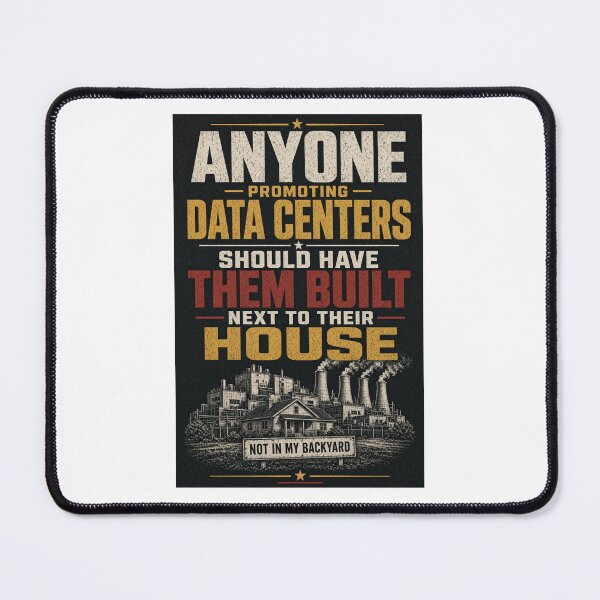 Item preview, Anyone promoting data centers should have them built next to their house.  designed and sold by INEEDBABYPOWDER.