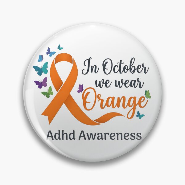Item preview, In october we wear orange adhd awareness month designed and sold by Marti’s Shop Corner.