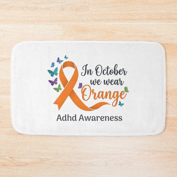 Item preview, In october we wear orange adhd awareness month designed and sold by Marti’s Shop Corner.