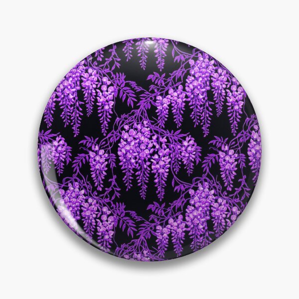 Item preview, Purple Wisteria Blossoms Seamless Floral Pattern designed and sold by Owcomm.
