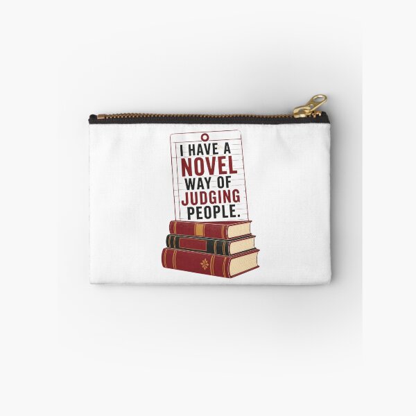 Item preview, Funny Librarian Pun – I Have a Novel Way of Judging People | Book Lover and Library Humour designed and sold by PunAtWork.