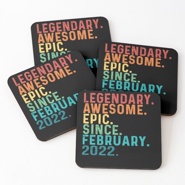 Item preview, Legendary Awesome Epic Since February 2022 Vintage Birthday designed and sold by UtakaDesign.