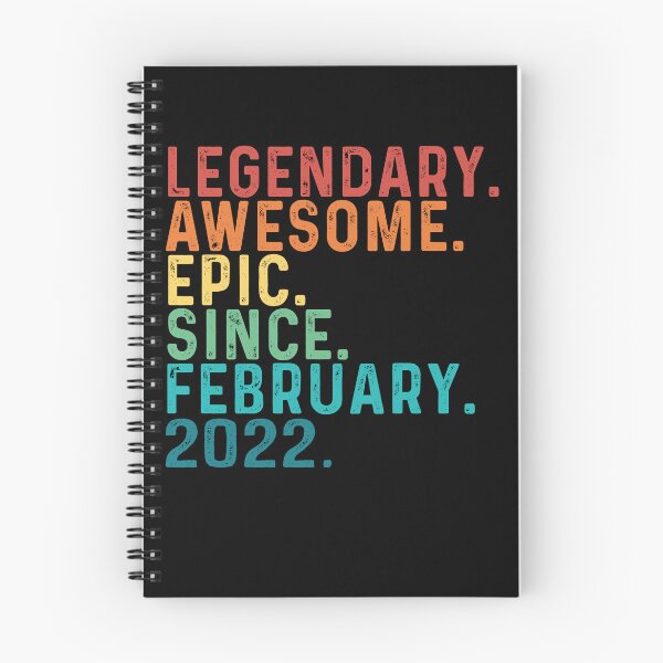 Item preview, Legendary Awesome Epic Since February 2022 Vintage Birthday designed and sold by UtakaDesign.