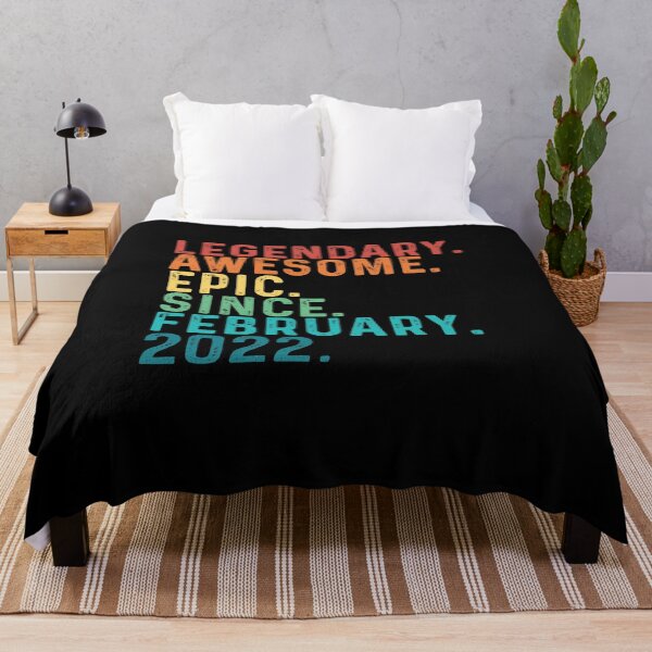 Item preview, Legendary Awesome Epic Since February 2022 Vintage Birthday designed and sold by UtakaDesign.
