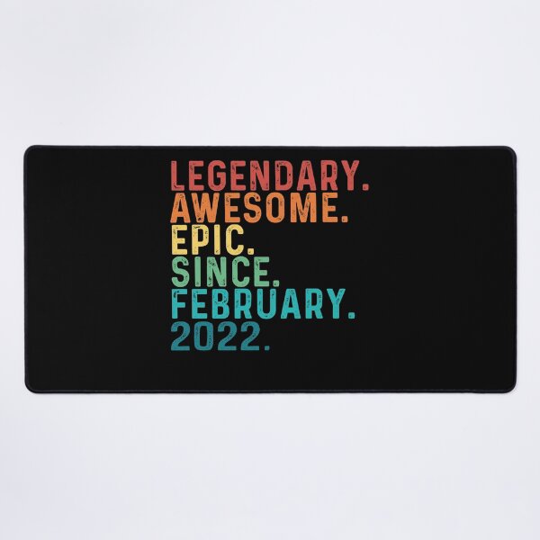 Item preview, Legendary Awesome Epic Since February 2022 Vintage Birthday designed and sold by UtakaDesign.