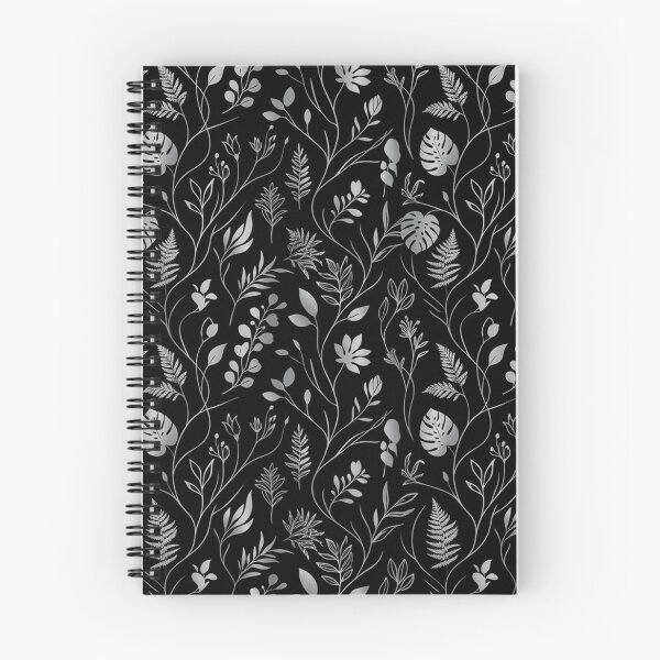 Item preview, Elegant Silver Leaves Botanical Floral Vines Pattern designed and sold by Owcomm.