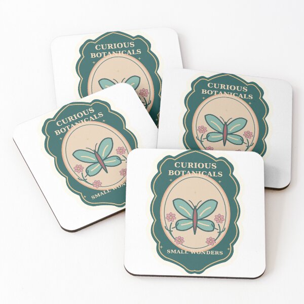 Item preview, Curious Botanicals Vintage Floral Moth Art Nouveau Vinyl Sticker designed and sold by Gifts0.