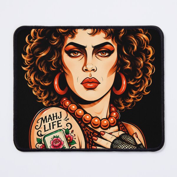 Item preview, Mahj Life Vintage Pin Up Woman – Retro Mahjong Player Gift designed and sold by WearVerse440.