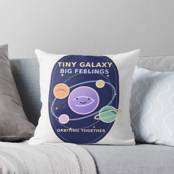 Item preview, Tiny Galaxy Big Feelings Cute Smiling Planets Vinyl Sticker designed and sold by Gifts0.