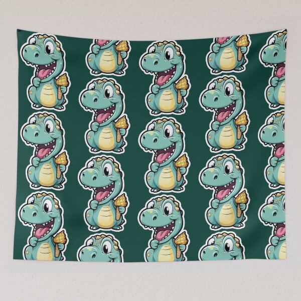 Item preview, Dino Eats Ice designed and sold by NeonHouses.