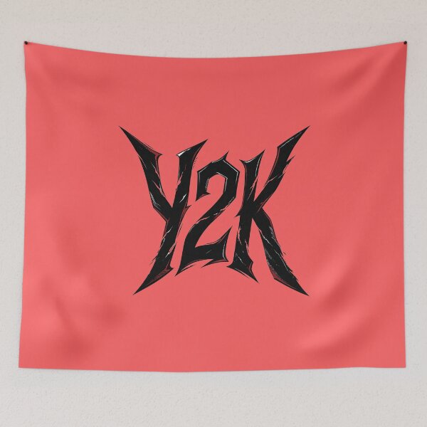 Item preview, Y2K Cyber Goth Tribal Typography Poster designed and sold by Nadiename.