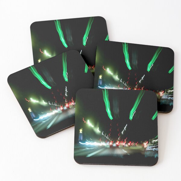 Item preview, Abstract Night City Light Trails Traffic designed and sold by Marino4ka.