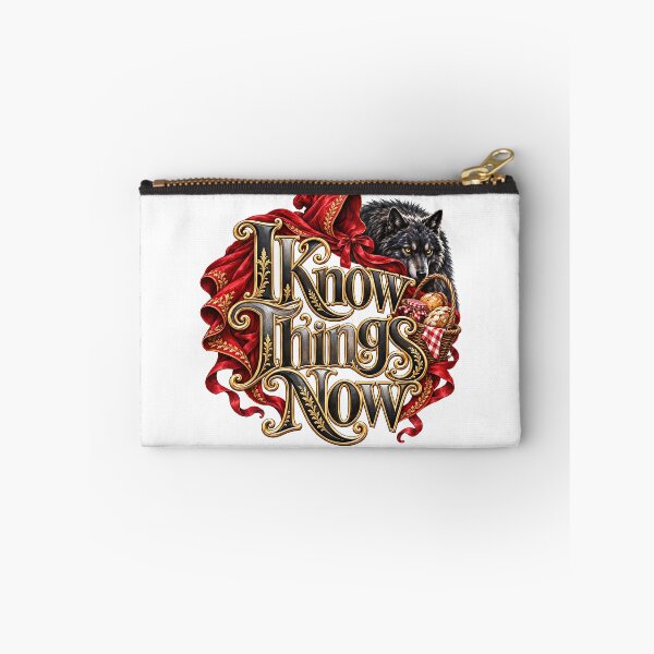 Item preview, Into the Woods - I KNOW THINGS NOW designed and sold by Lyric Vault - Rock on.