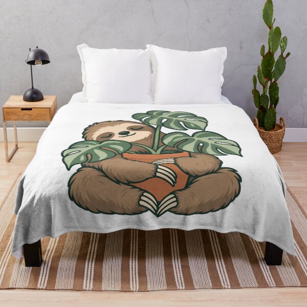 Item preview, Plant Parent Sloth Hugging Monstera designed and sold by luxedigitalnest.