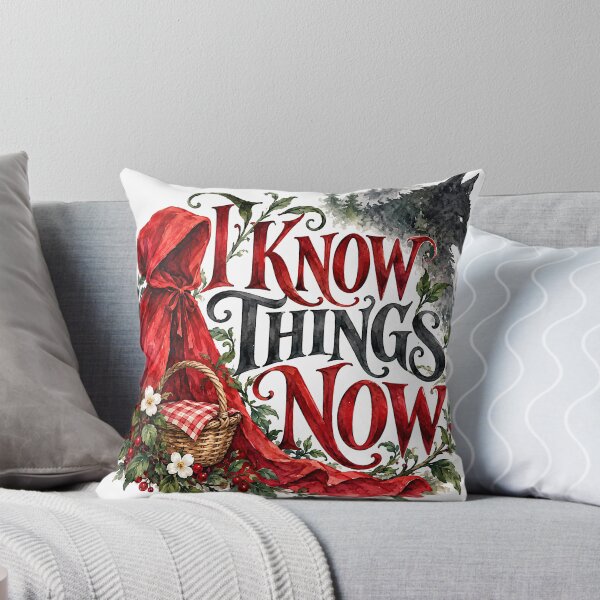 Item preview, Into the Woods - I KNOW THINGS NOW designed and sold by Lyric Vault - Rock on.