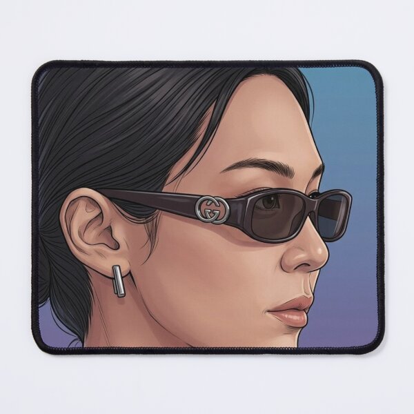 Item preview, Too Cool Bint Bulan Actress Thai GL LGBTQ+ Cartoon Decor Comic Wall Art Print Poster Shirt Clock Blanket KDrama designed and sold by Mind Space.