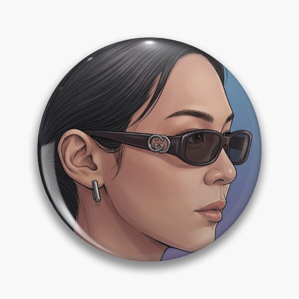 Item preview, Too Cool Bint Bulan Actress Thai GL LGBTQ+ Cartoon Decor Comic Wall Art Print Poster Shirt Clock Blanket KDrama designed and sold by Mind Space.