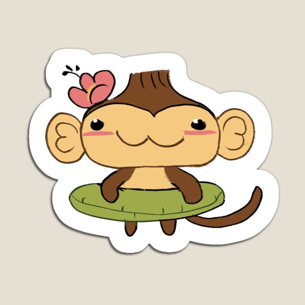 Item preview, vacay monkey | sticker designed and sold by tchejko.