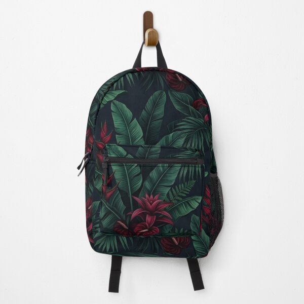 Item preview, Moody Dark Tropical Botanical Leaf Pattern designed and sold by Owcomm.