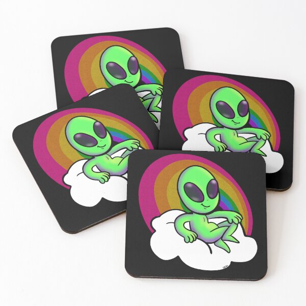 Item preview, Alien Sitting on a Cloud designed and sold by insecthusk.