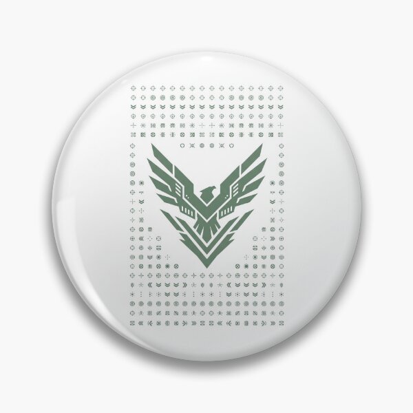 Item preview, Sci-Fi Chevron Crest Pattern - Minimalist Space Opera Art designed and sold by Pollock.